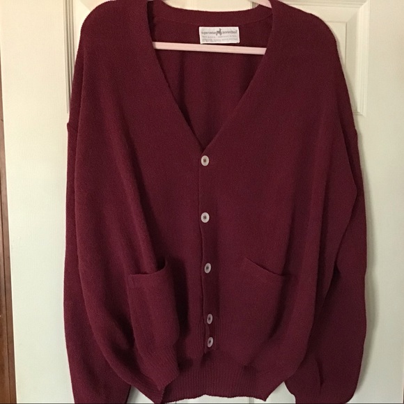 Peruvian Connection Other - 2/$50 Peruvian Connection Men’s Large Maroon 100% Alpaca Cardigan Sweater